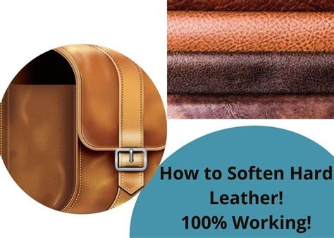 how to soften leather tool pouch